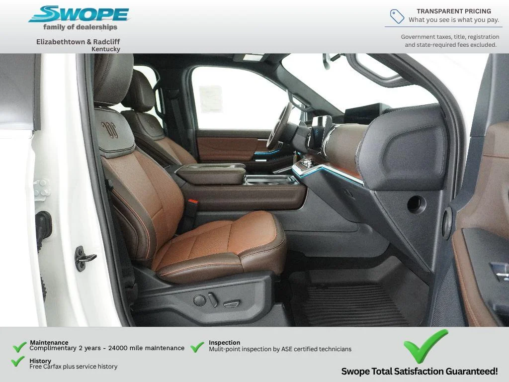 New 2026 Star White Metallic Tri-Coat Ford King Ranch® image 13
