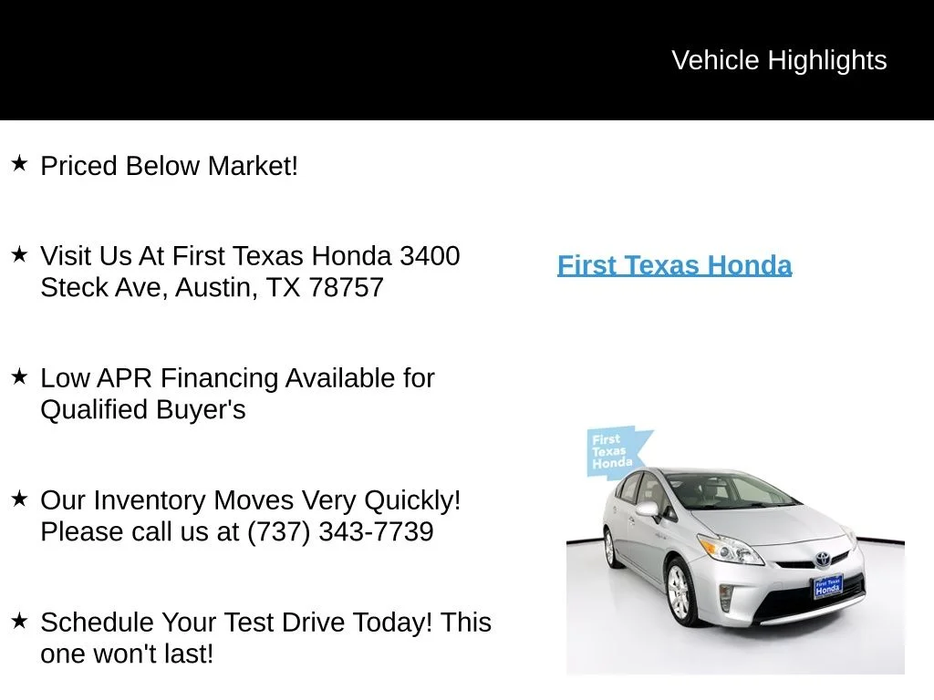 Used 2014 Classic Silver Metallic Toyota Three image 9