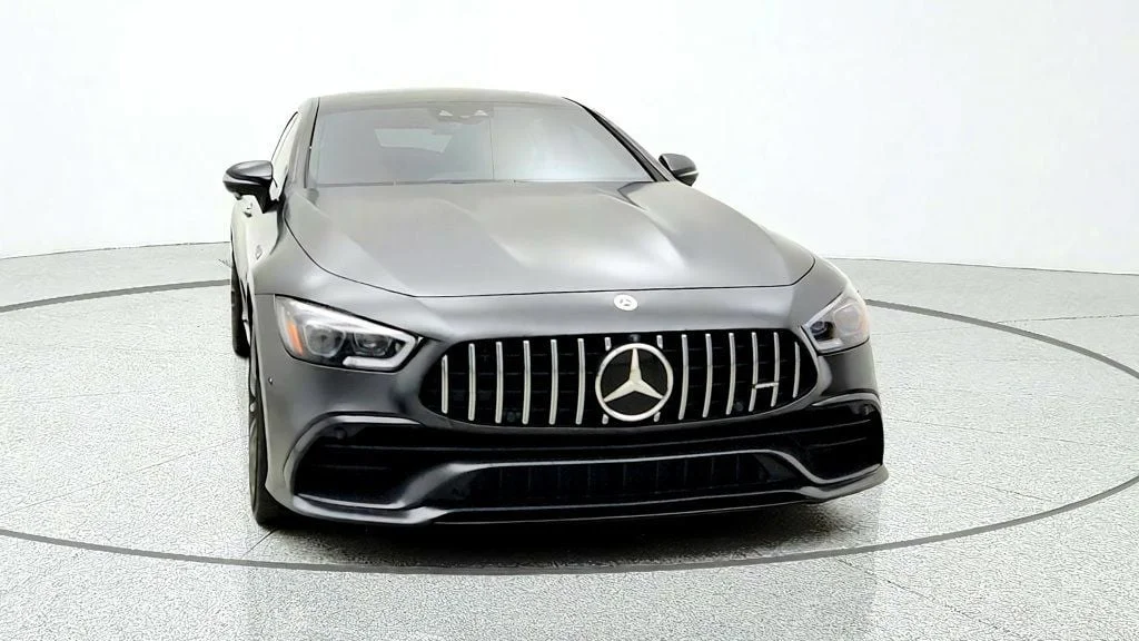 Used 2023 MANUFAKTUR Graphite Grey Magno Mercedes-Benz AMG® GT 43 4-Door Coupe w/ Nappa Leather & Driver Assistance Pkg image 2