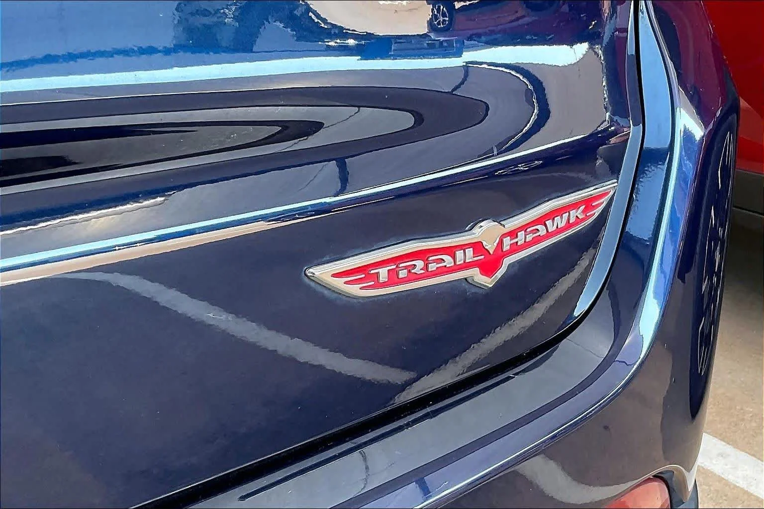 Used 2019 Jazz Blue Pearlcoat Jeep Trailhawk image 10