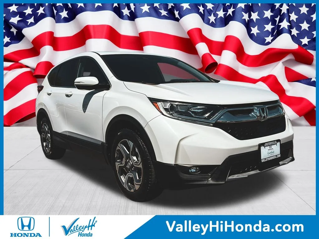 Certified Used 2019 Platinum White Pearl Honda EX image 1