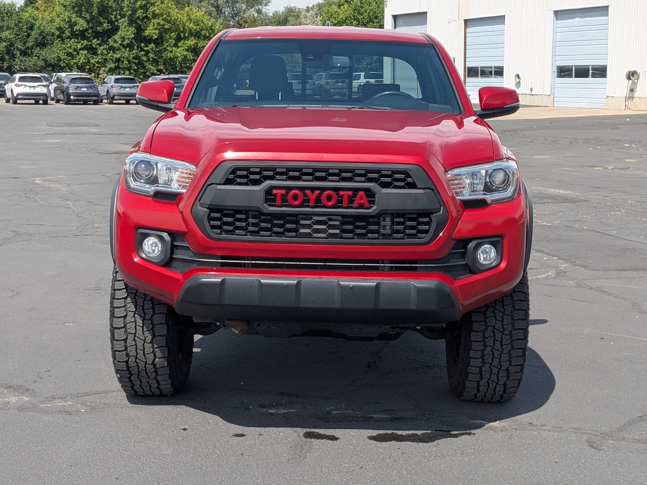 Used 2021 Barcelona Red Metallic Toyota TRD Off Road image 9