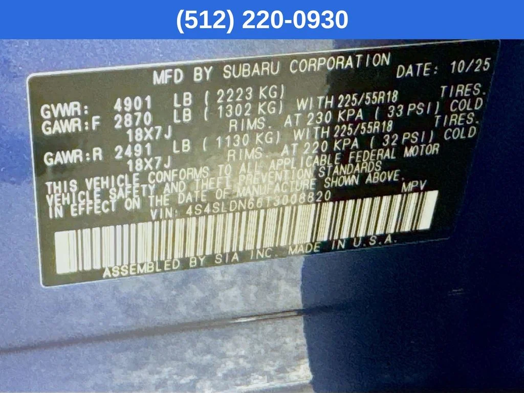 Certified Used 2026 Blue Subaru Limited image 41