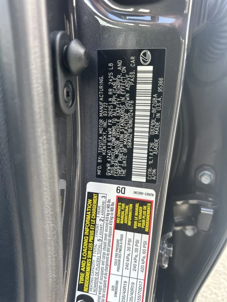 Used 2022 Gray Lexus 350 F Sport image 37