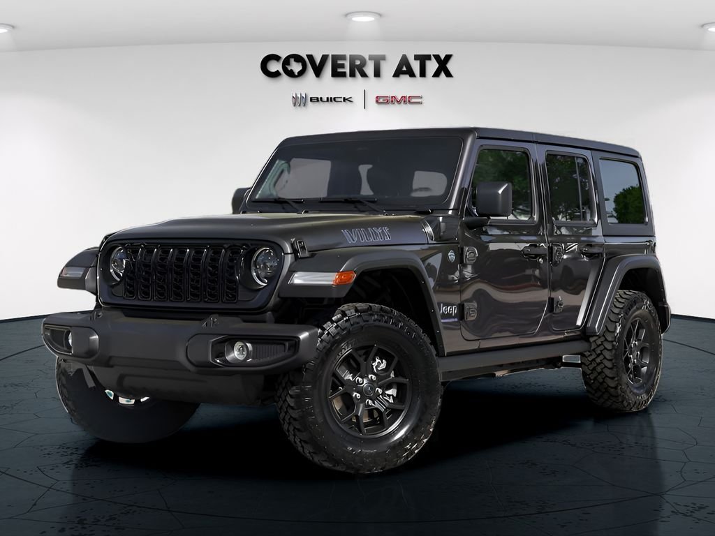 Used 2025 Jeep Wrangler 4xe Willys 4XE with VIN 1C4RJXN68SW584559 for sale in Austin, TX