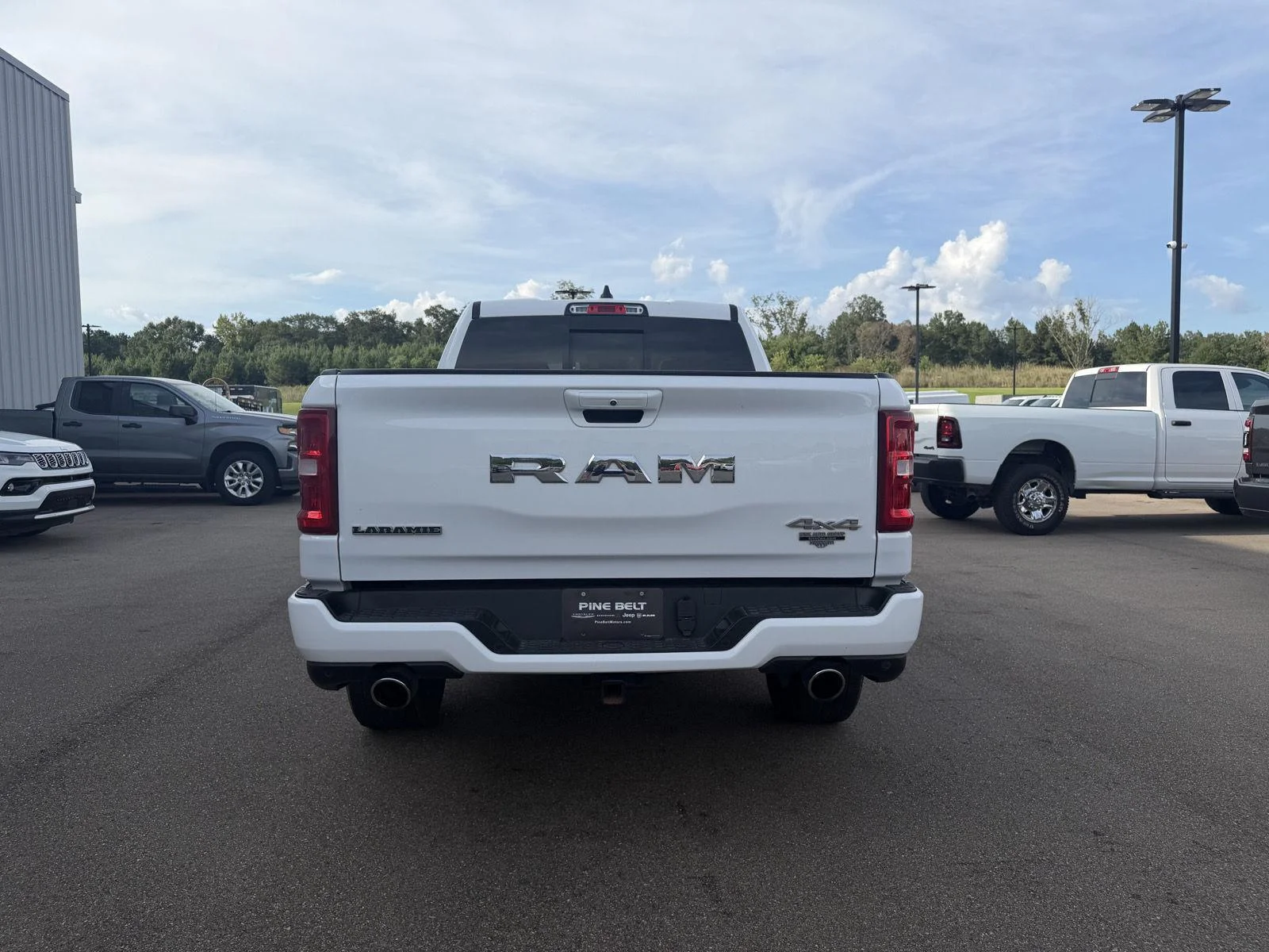 Used 2025 Bright White Clearcoat Ram Laramie image 5