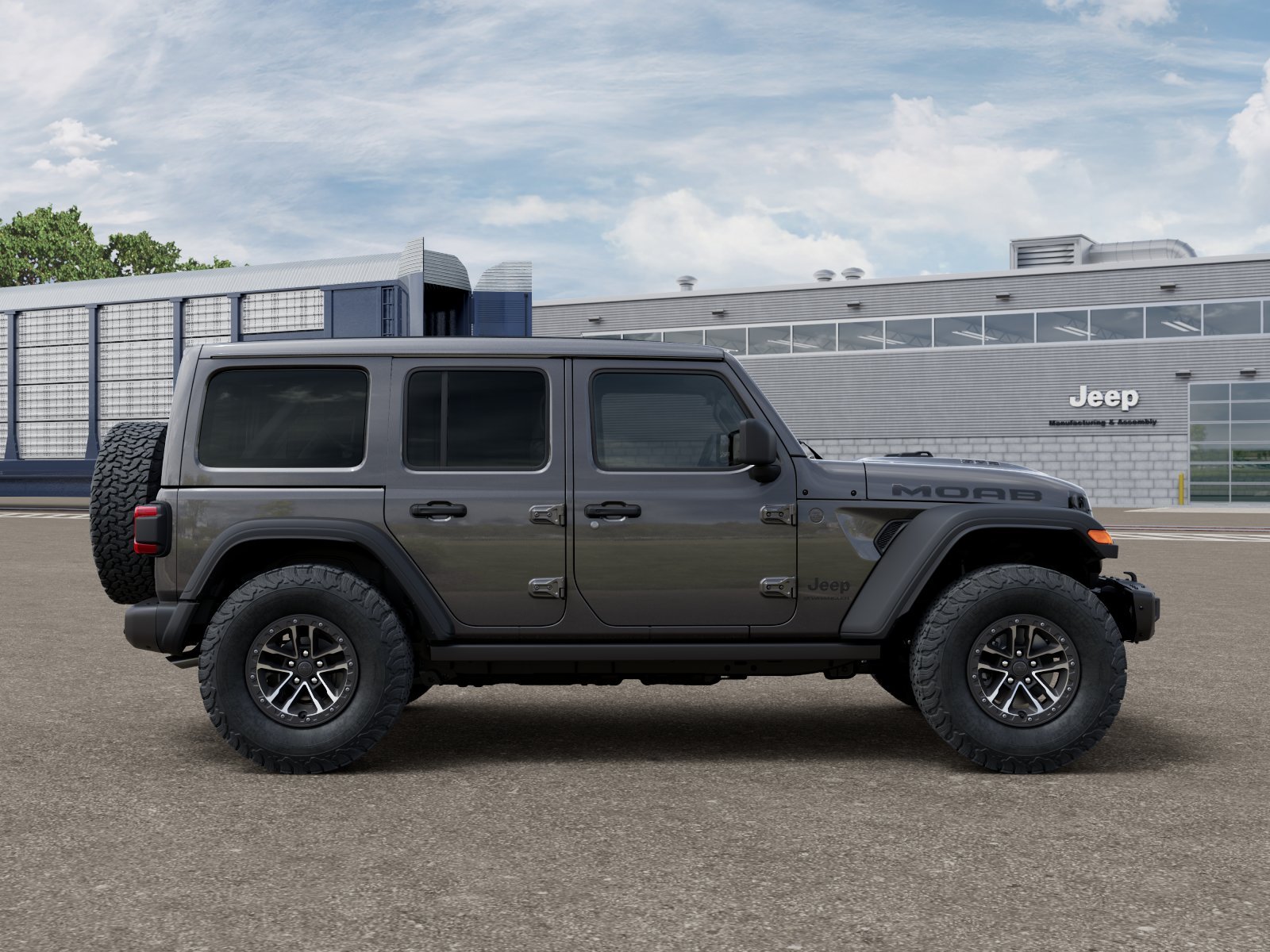 New 2026 Granite Crystal Metallic Clear-Coat Exterior Paint Jeep Rubicon 392 image 12