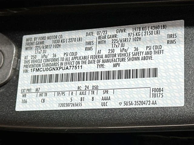 Pre-Owned 2023 Ford Escape Active