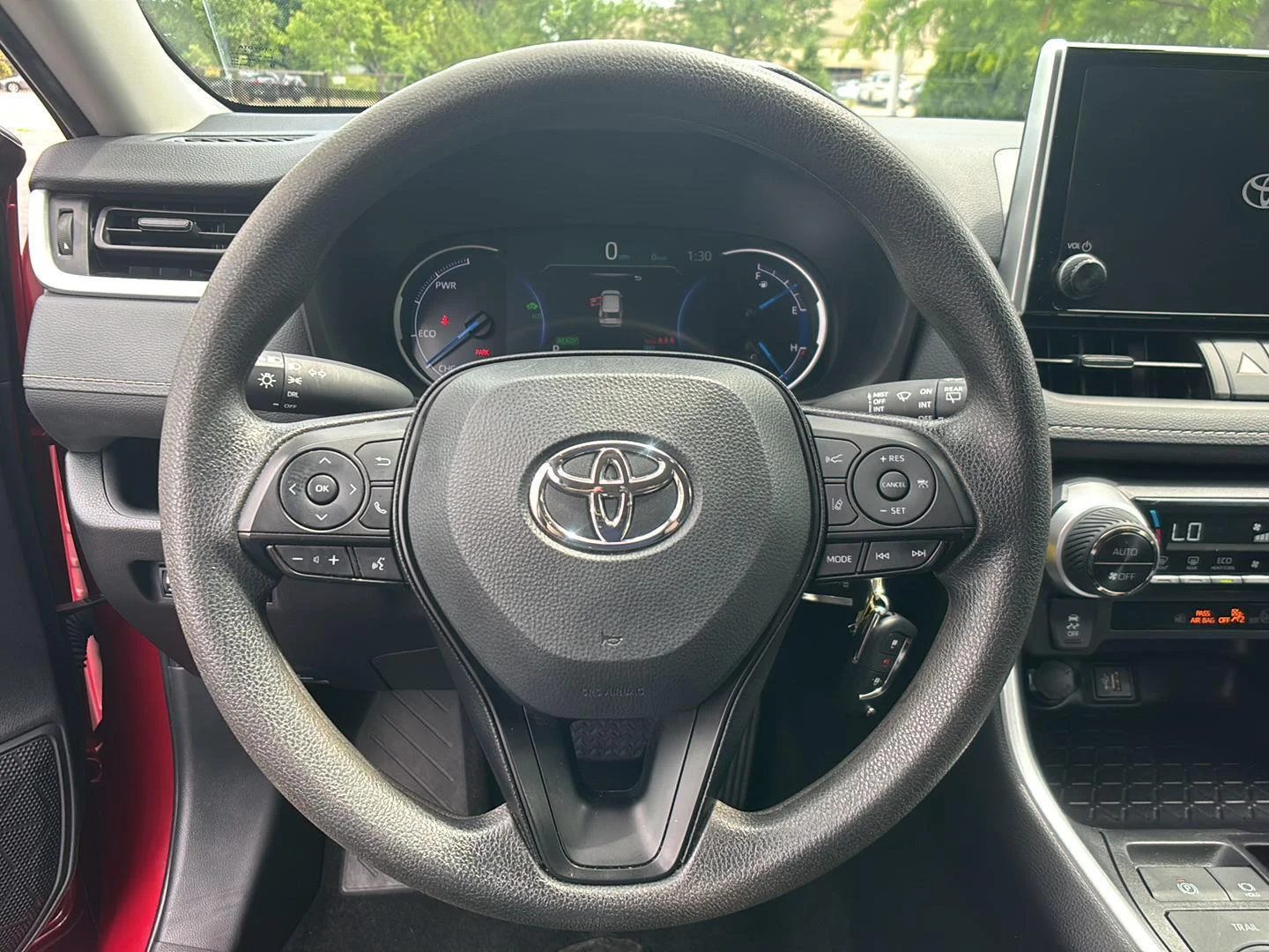 Certified Used 2025 Ruby Flare Pearl Toyota Hybrid LE image 26
