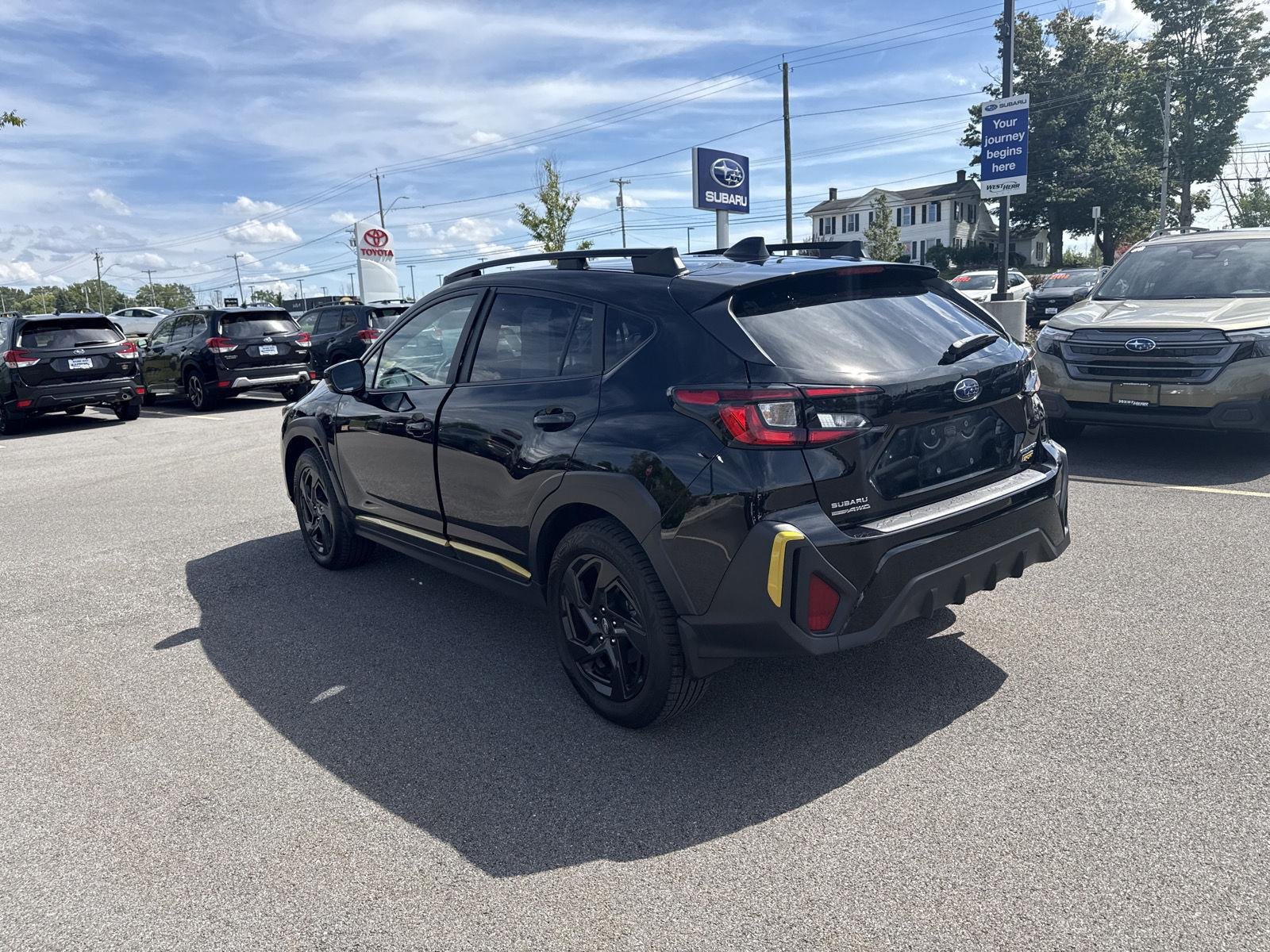 Used 2024 Crystal Black Silica Subaru Sport image 5