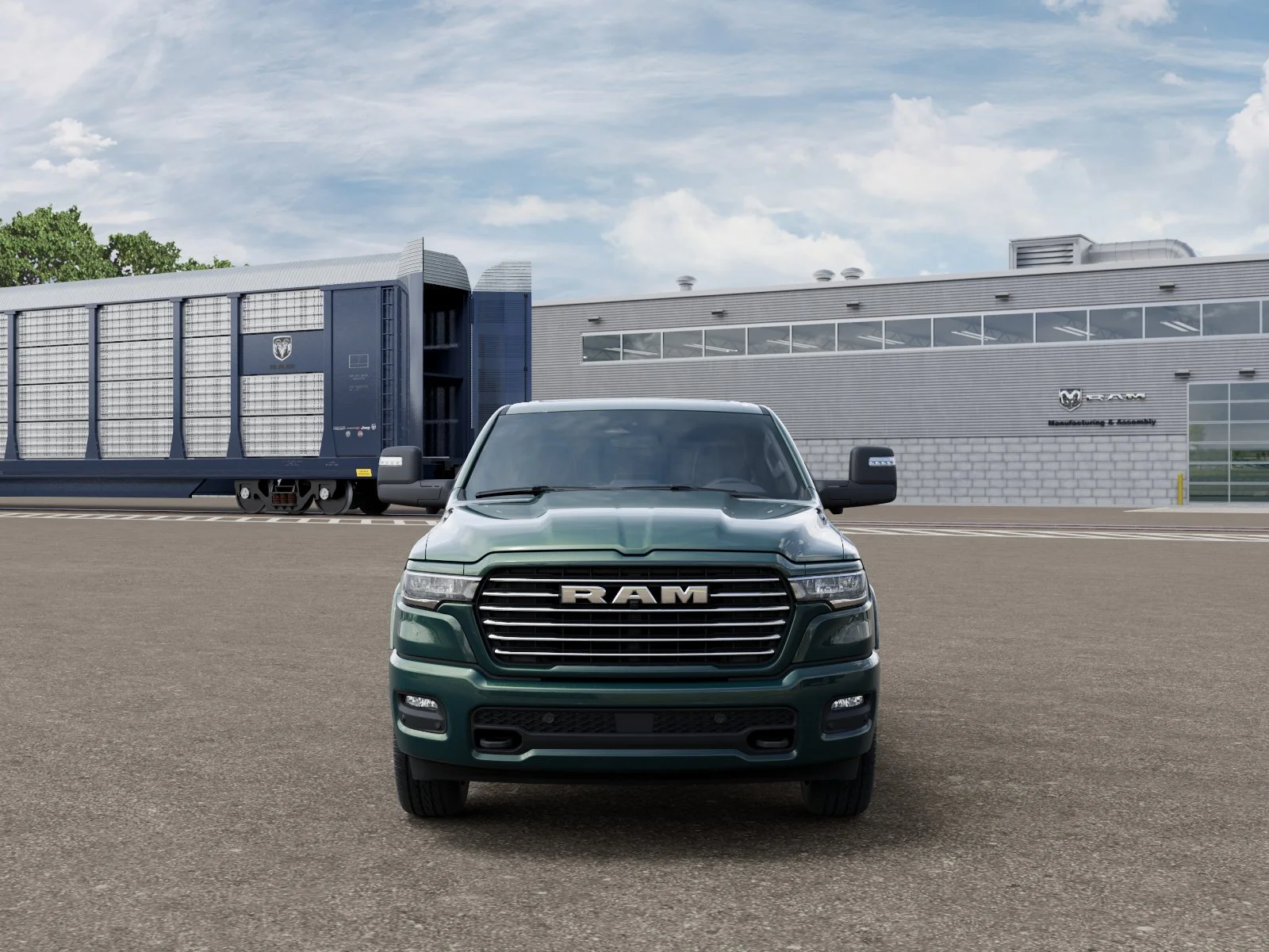 New 2027 Serrano-Green Metallic Exterior Paint RAM LARAMIE image 6