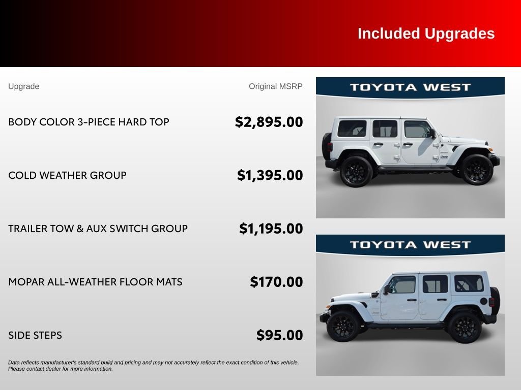 Used 2023 White Jeep Sahara 4xe image 39