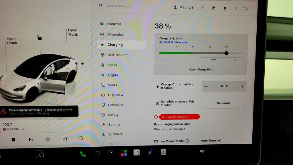 Used 2023 Pearl White Multi-Coat Tesla Performance AWD w/ White & Black Premium Interior image 18