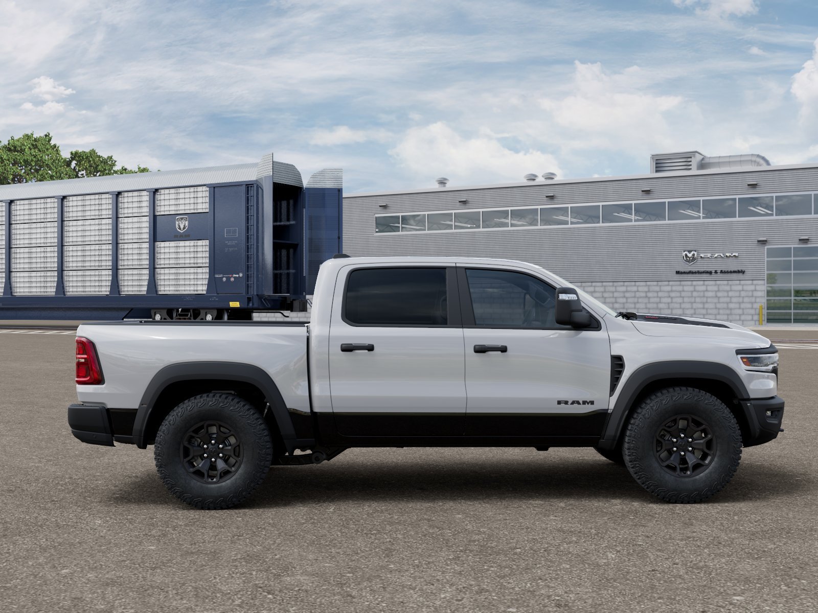 New 2026 Bright White Clear-Coat Exterior Paint RAM RHO image 12