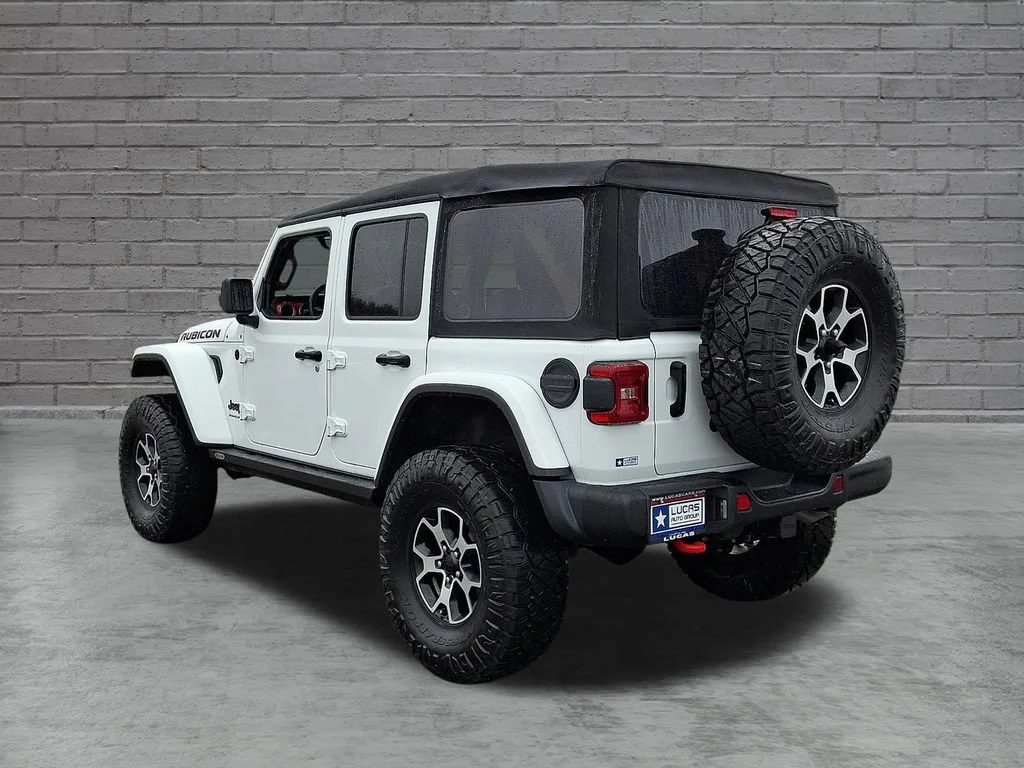 Used 2023 Bright White Clearcoat Jeep Rubicon image 8