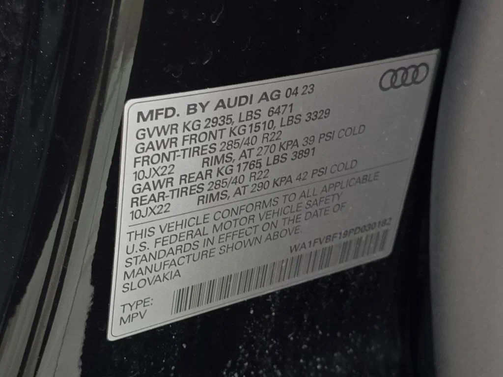 Used 2023 Black Audi 55 Prestige image 37