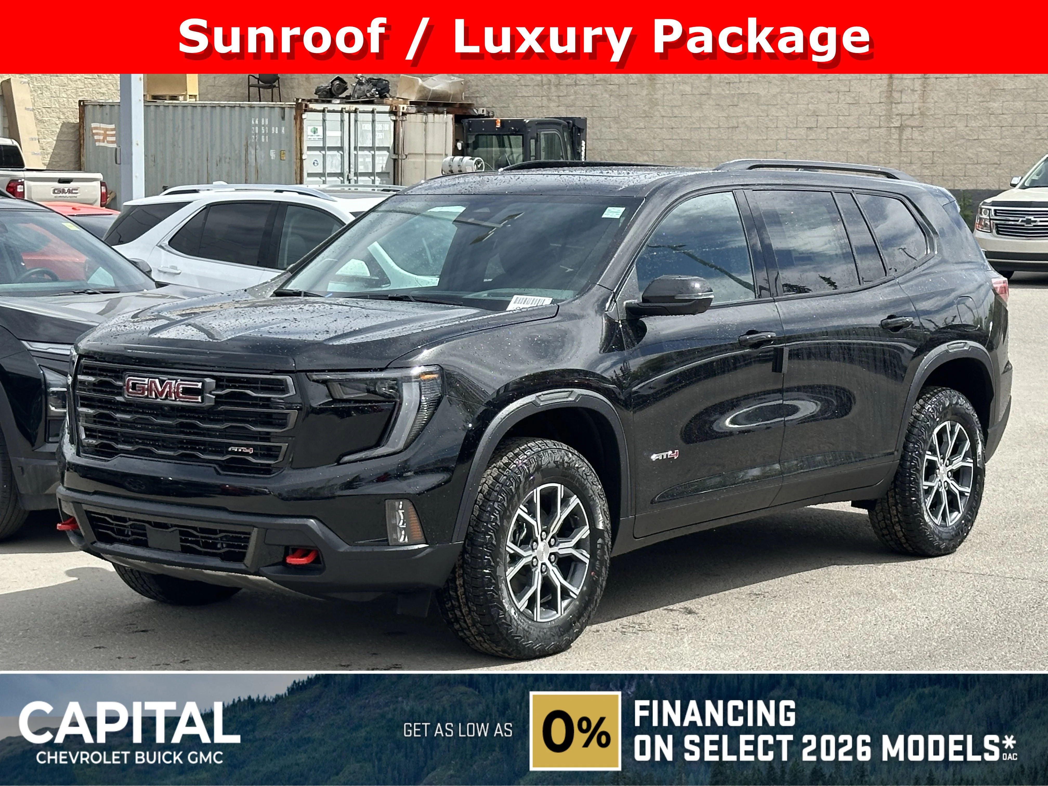 New 2026 Ebony Twilight Metallic GMC AT4 image 1