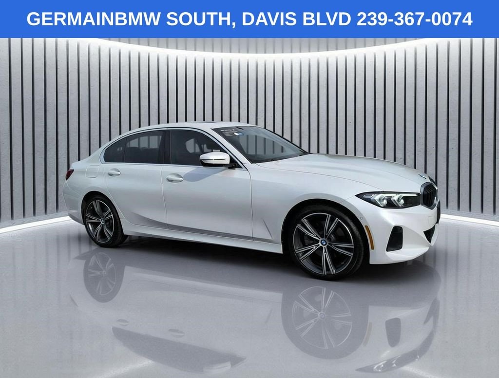 Certified Used 2024 White Metallic BMW 330i image 3