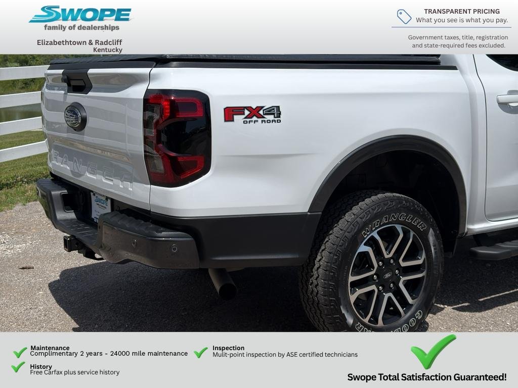 Used 2024 OXFORD WHITE Ford LARIAT image 10