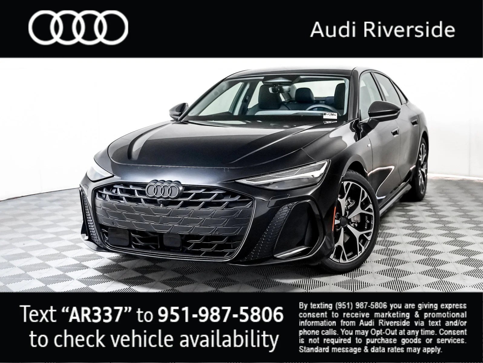 New 2026 Mythos Black Metallic Audi Premium Plus image 1