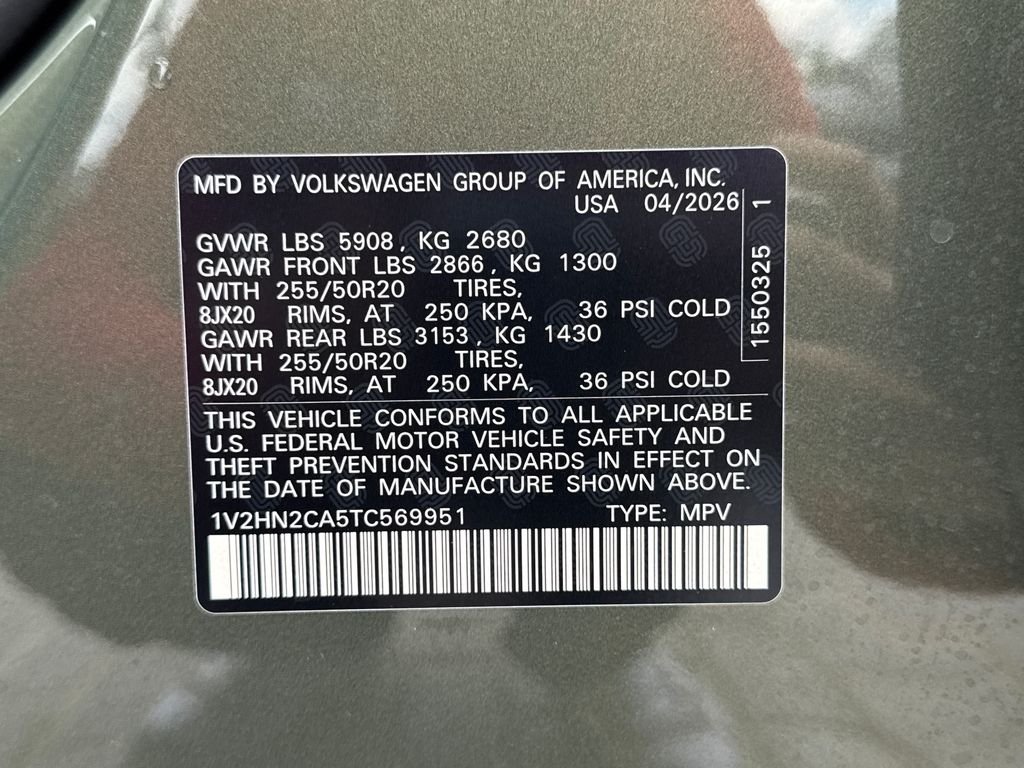 New 2026 Avocado Green Pearl Volkswagen 2.0T SE w/Technology image 25