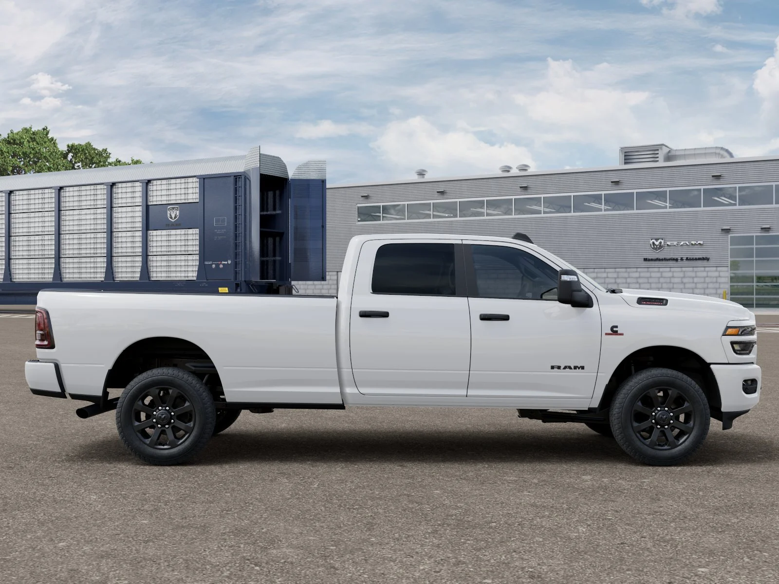 New 2026 Bright White Clear-Coat Exterior Paint RAM Big Horn image 49