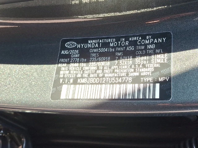 New 2026 Gray Hyundai SEL image 18