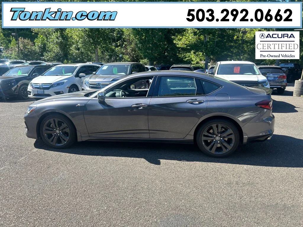 Certified Used 2021 Modern Steel Metallic Acura SH-AWD A-SPEC image 7