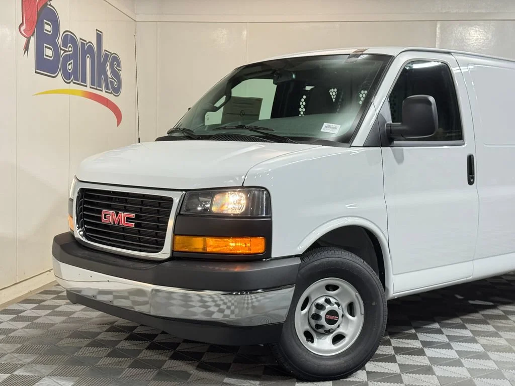 New 2026 Summit White GMC Work Van image 3