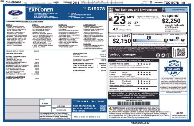 New 2026 Star White Metallic Tri-Coat Ford Platinum™ image 24