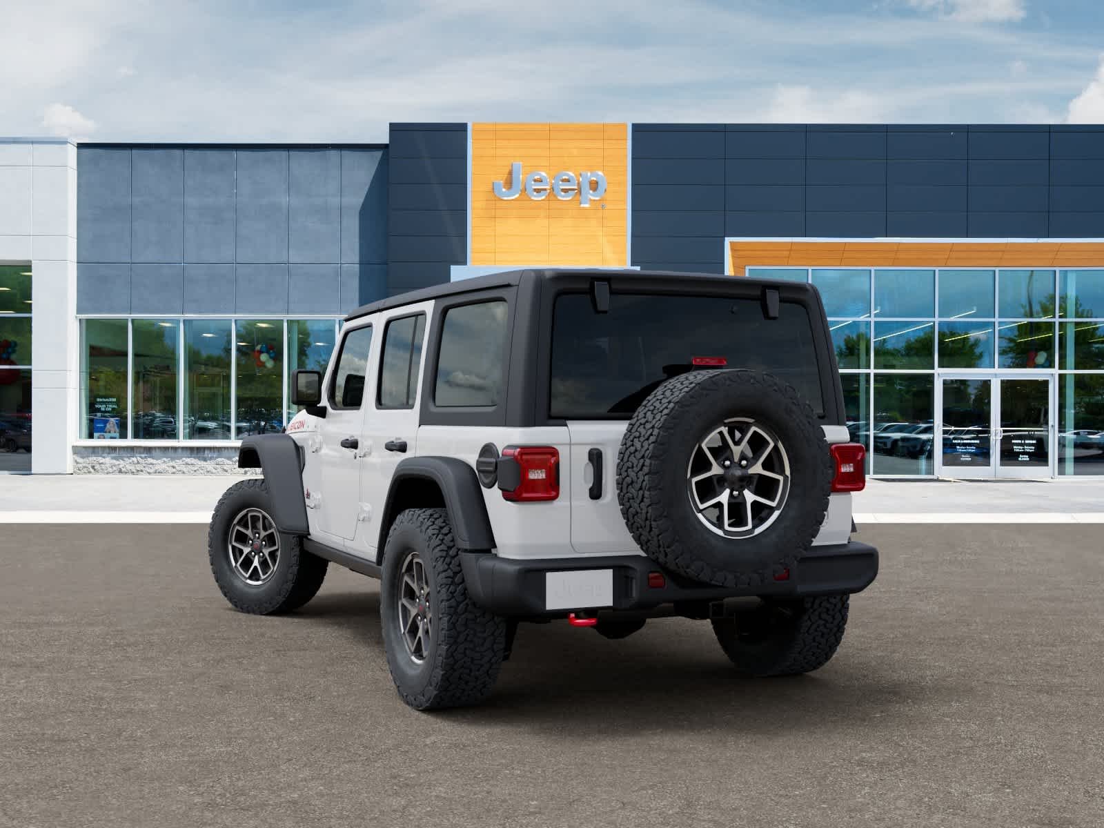 New 2026 Bright White Clearcoat Jeep Rubicon image 3