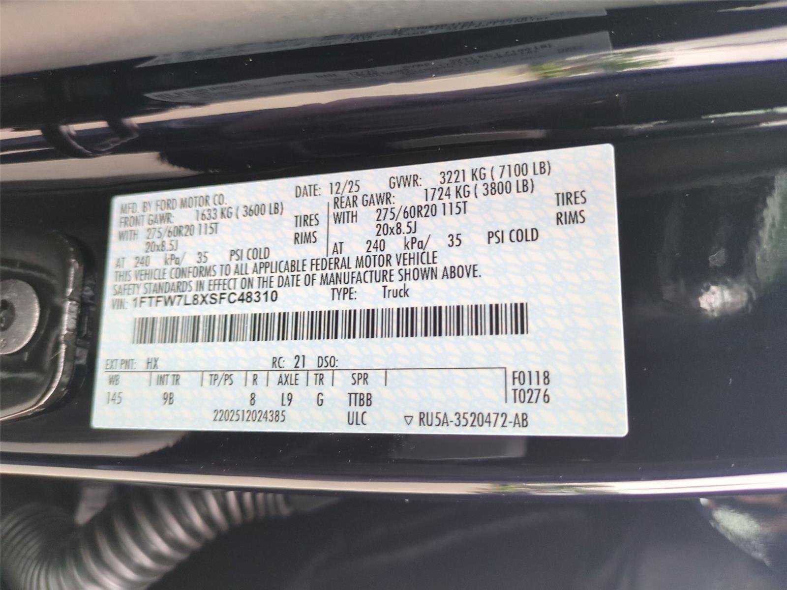 New 2025 Antimatter Blue Metallic Ford Platinum image 43