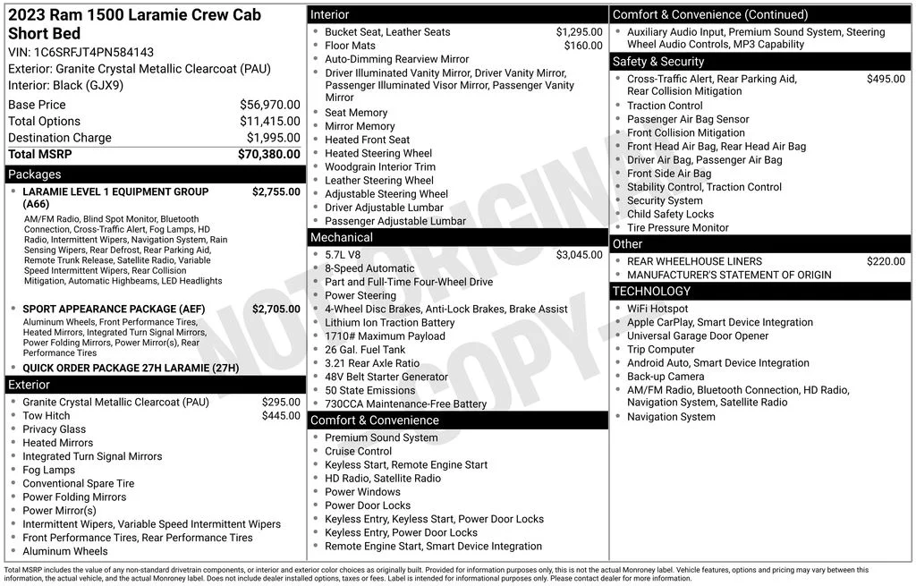 Certified Used 2023 Gray Ram Laramie image 26