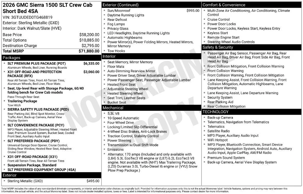 2026 GMC Sierra 1500 SLT - Photo 17