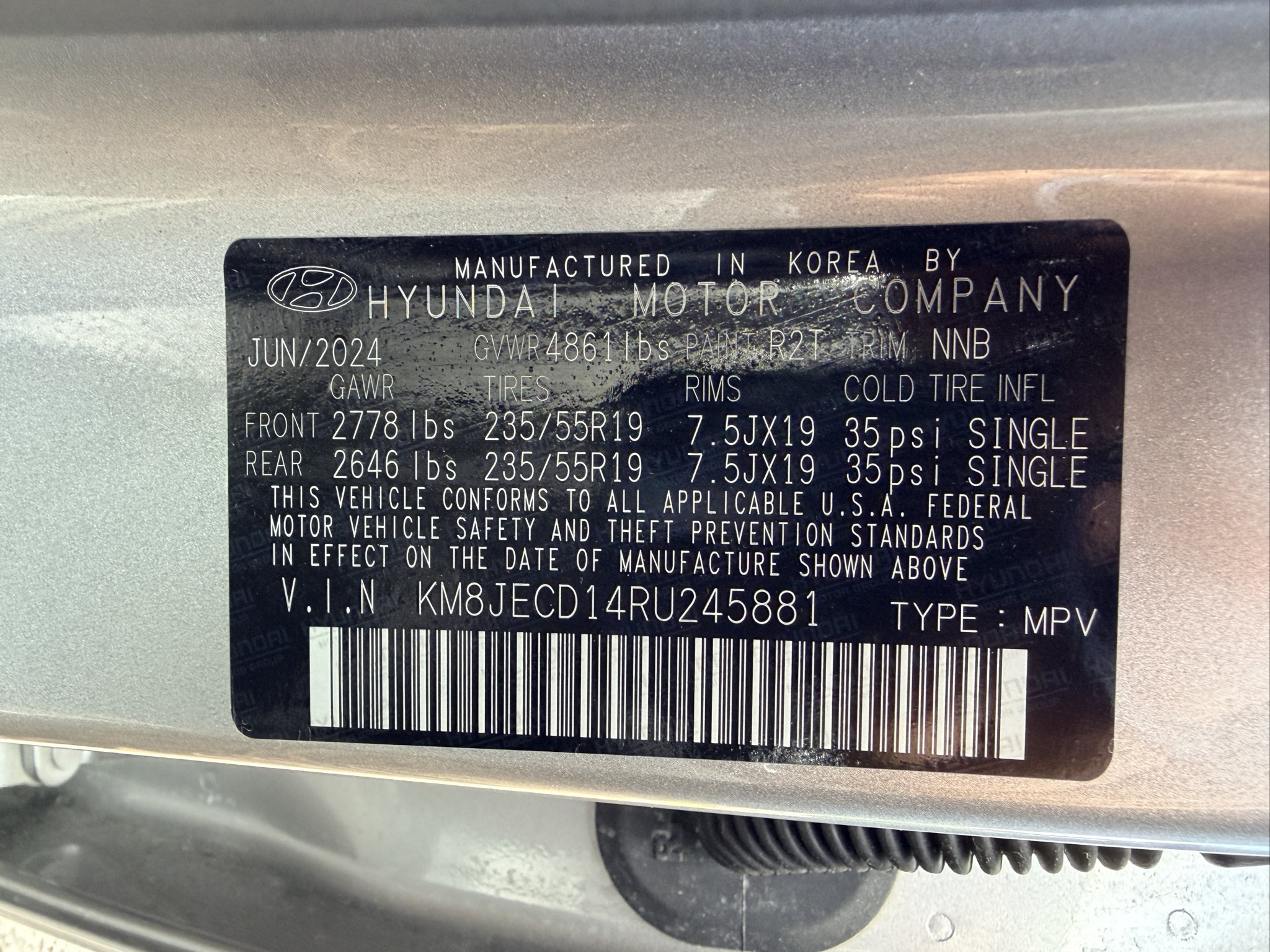 Used 2024 Shimmering Silver Hyundai Limited image 34