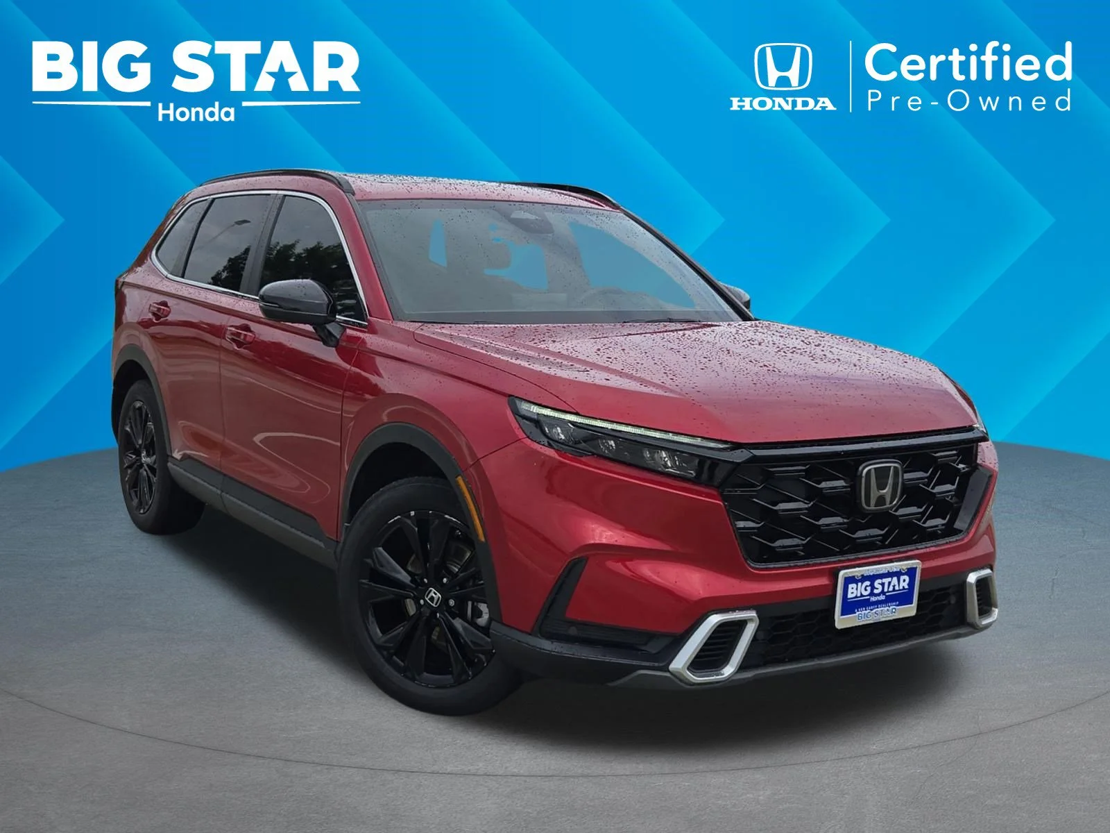 Certified Used 2025 Red Honda Sport Touring image 1
