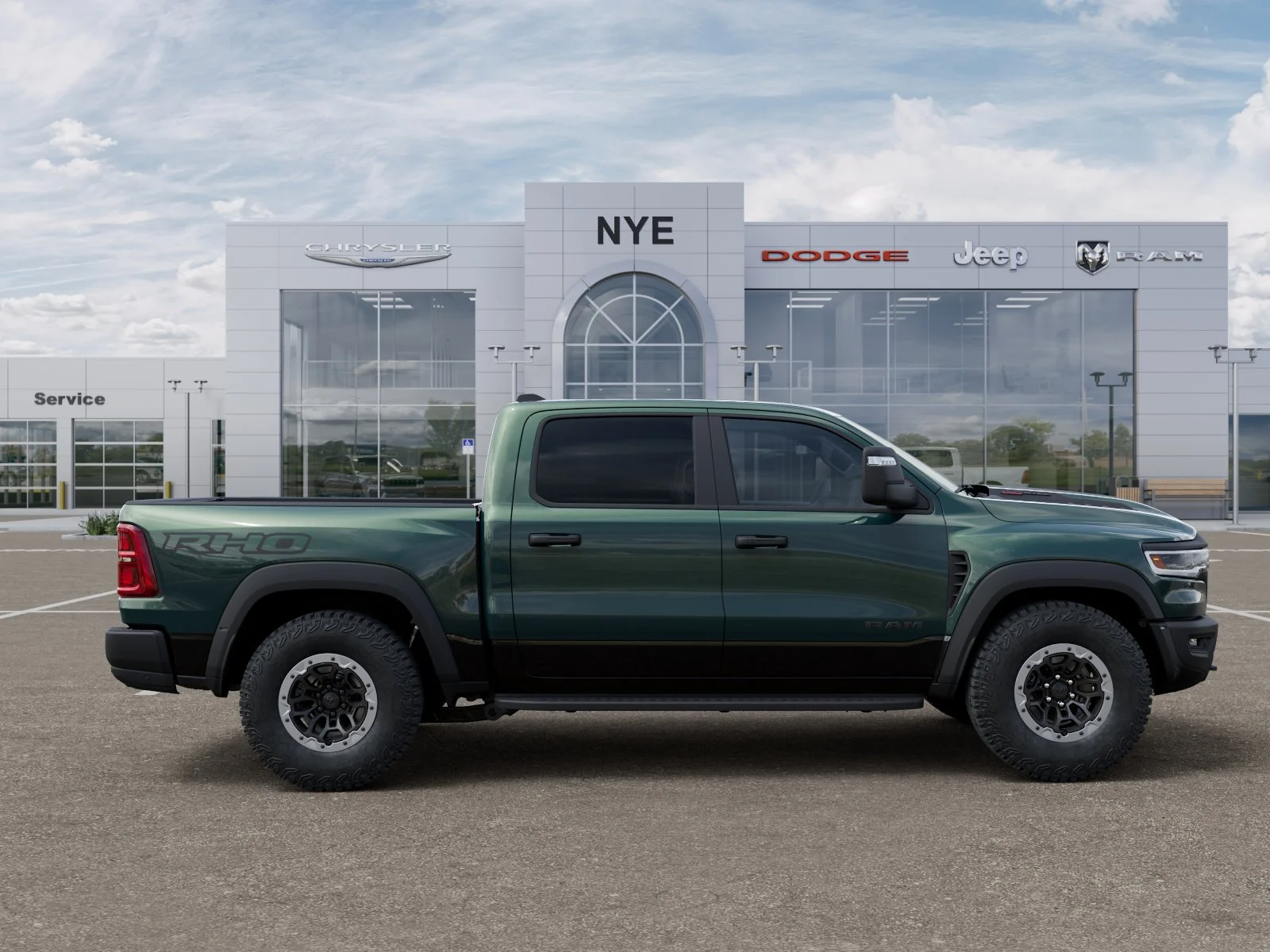New 2026 Serrano-Green Metallic Exterior Paint RAM RHO image 48
