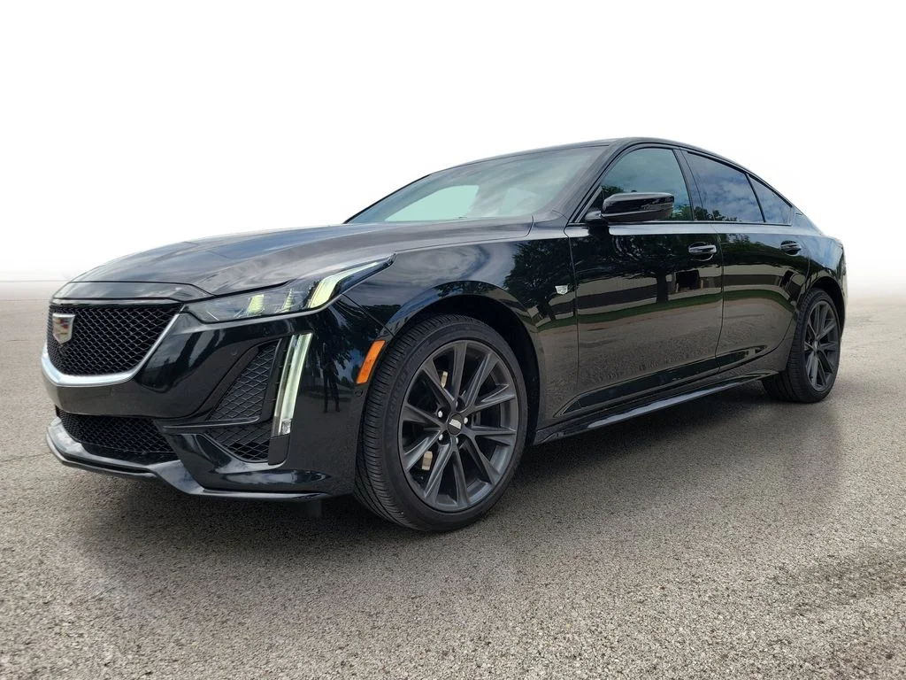 Certified Used 2023 Black Cadillac Sport image 2