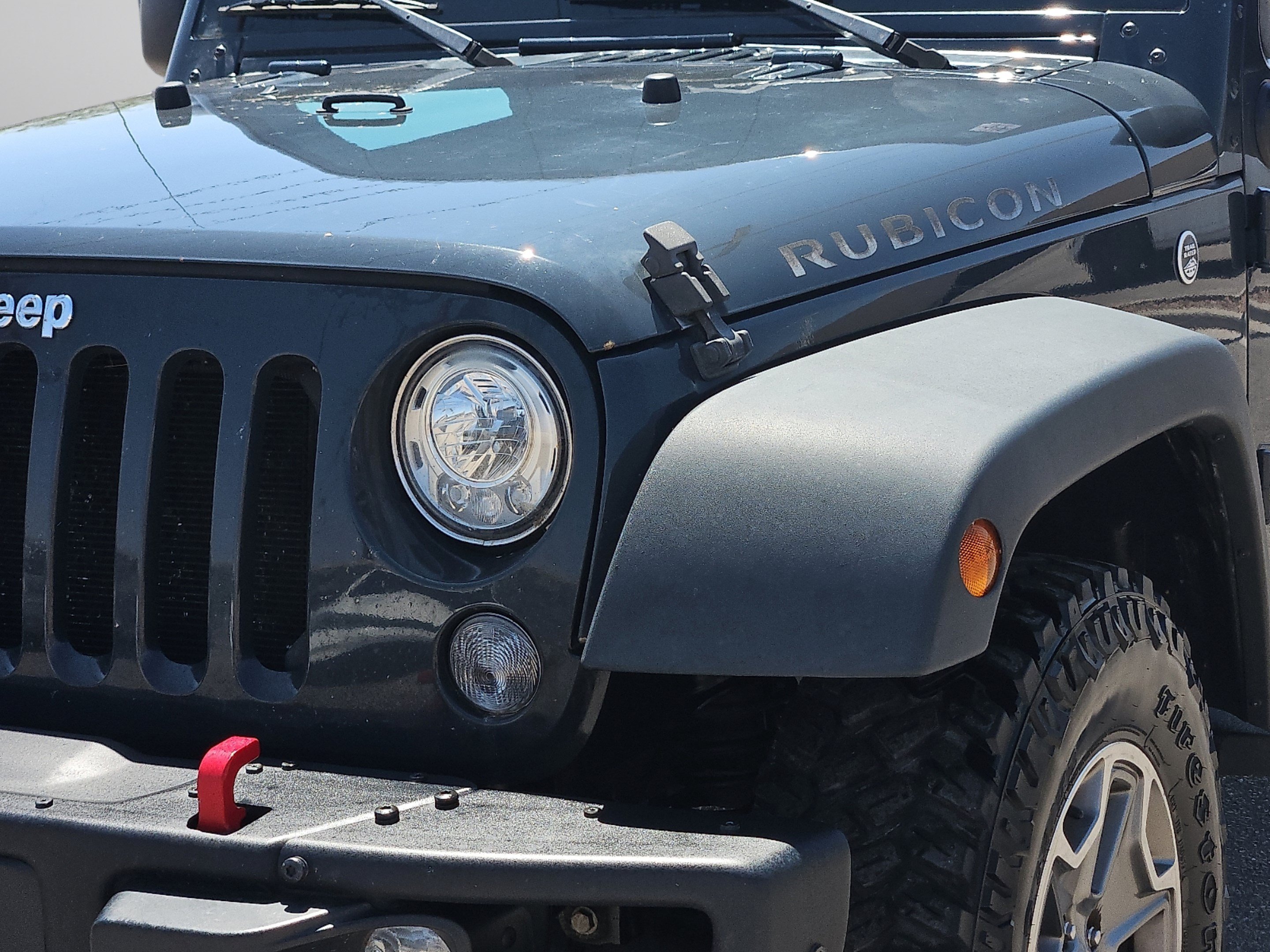 Used 2017 Rhino Clearcoat Jeep Unlimited Rubicon image 8