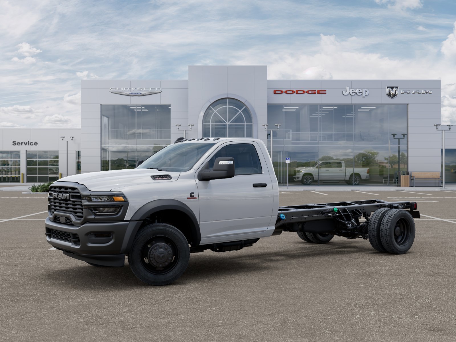 New 2025 Bright White Clearcoat RAM Tradesman image 24