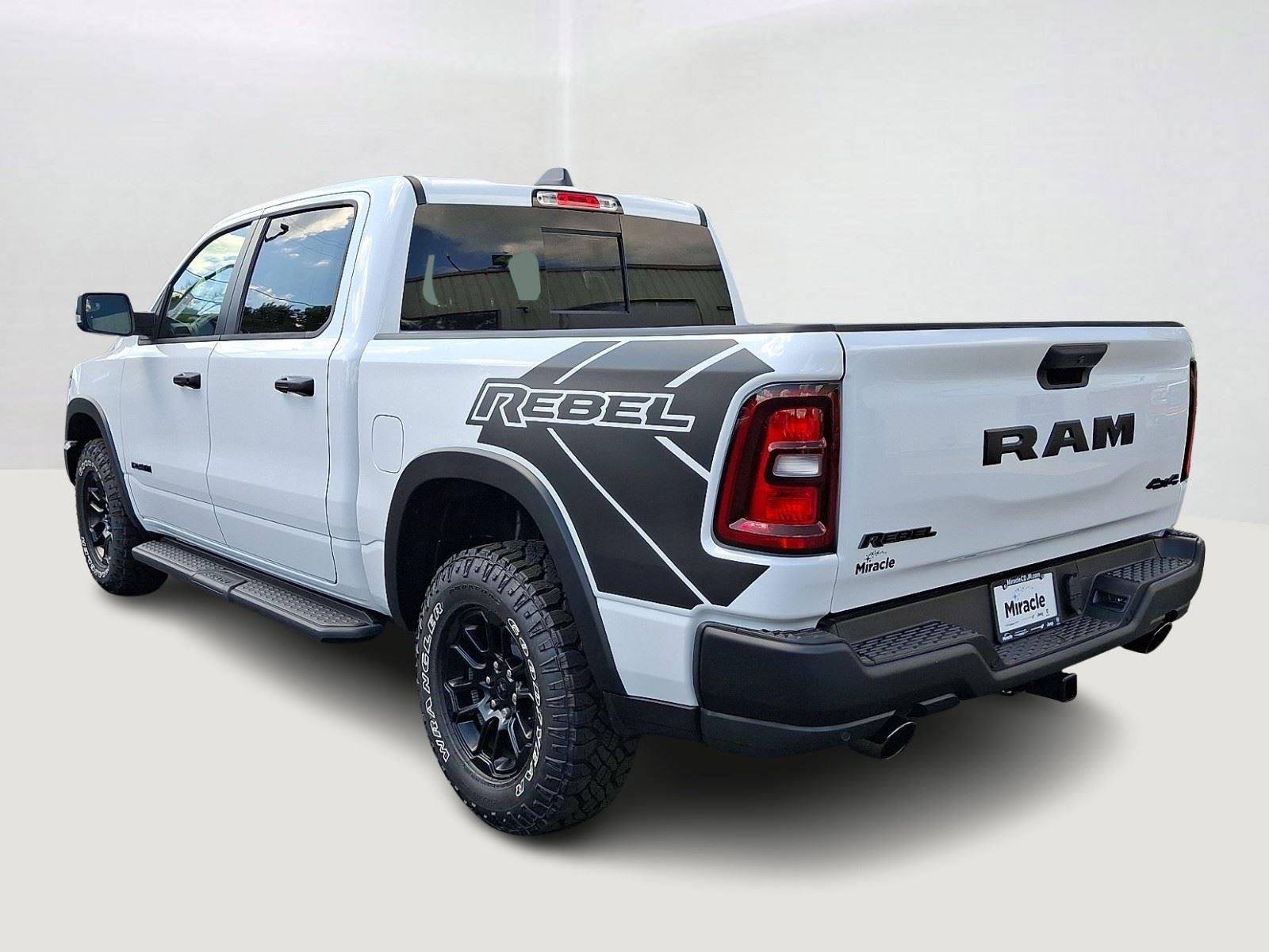 New 2026 Bright White Clear-Coat Exterior Paint RAM Rebel image 5
