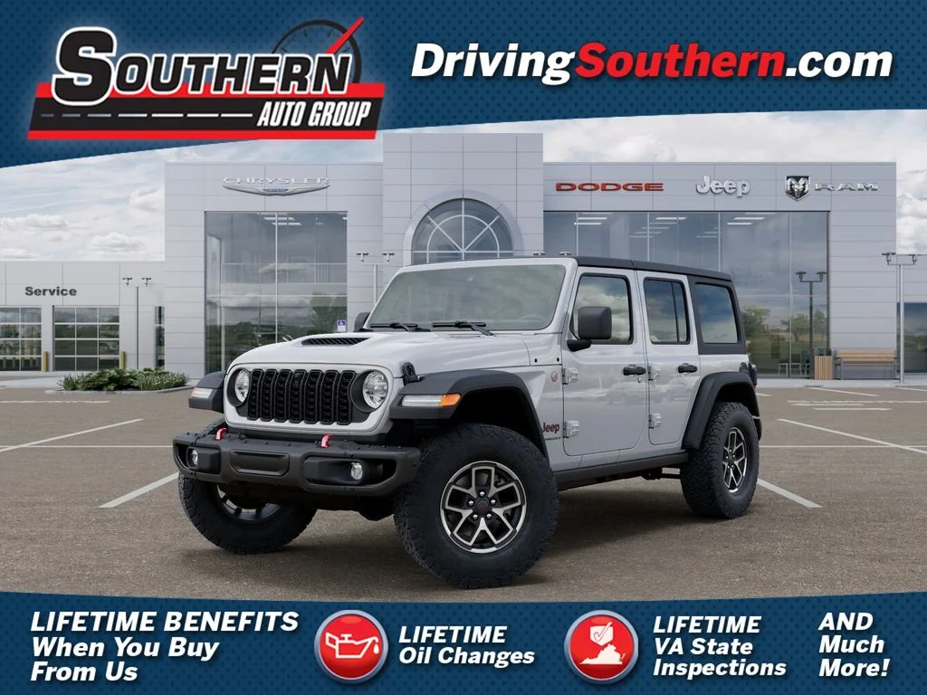 New 2026 Bright White Clear-Coat Exterior Paint Jeep Rubicon image 1