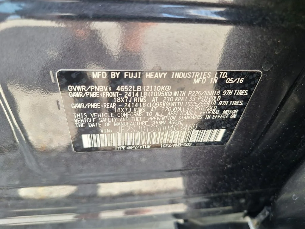 Used 2017 Gray Subaru 2.0XT Touring image 31