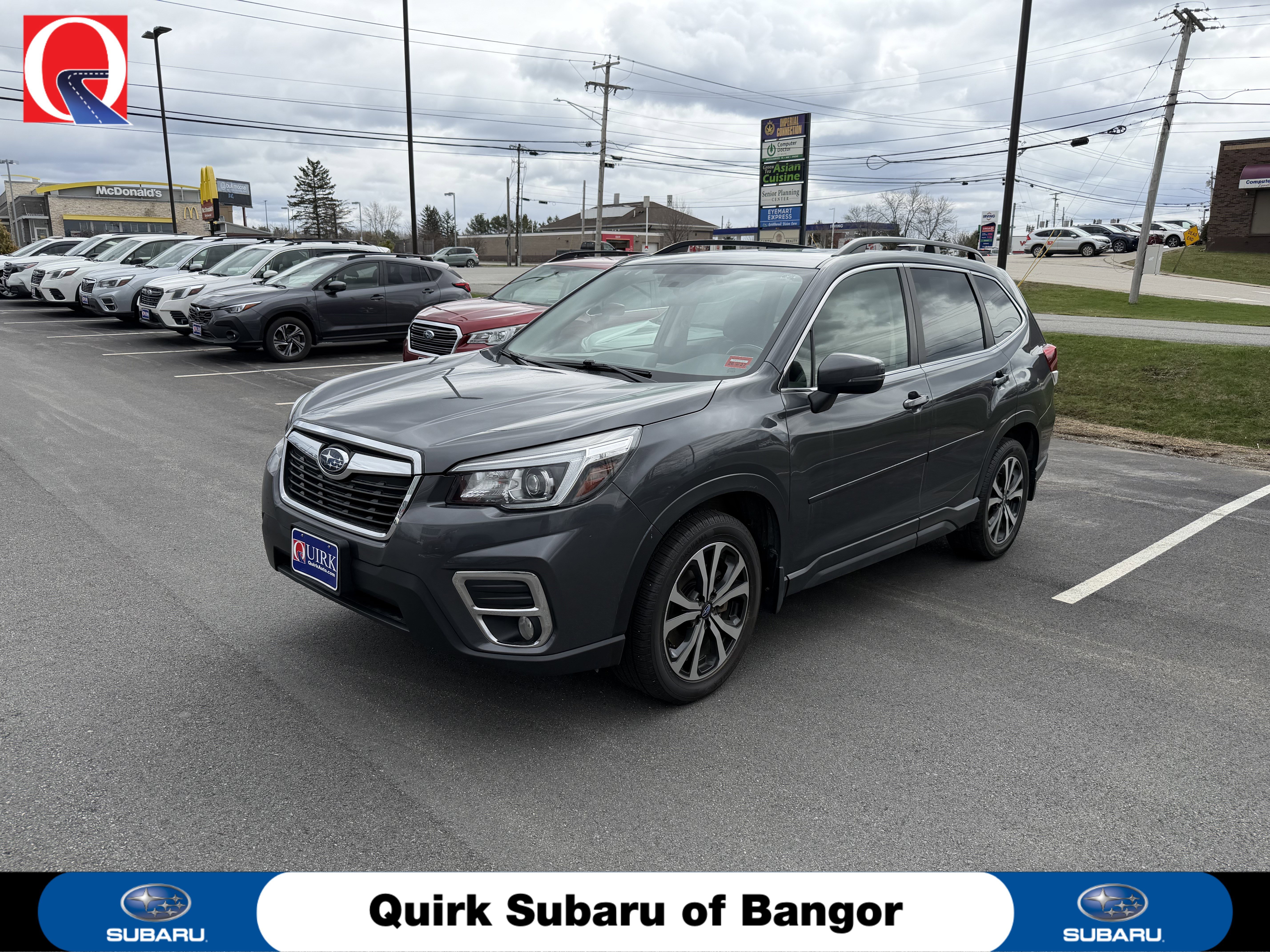 Used 2020 Magnetite Gray Metallic Subaru Limited image 1