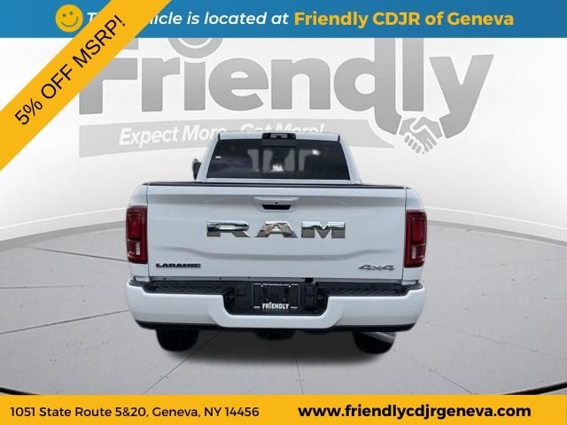 New 2026 Bright White Clear-Coat Exterior Paint RAM Laramie image 4