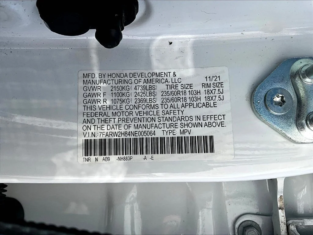 Used 2022 White Honda EX-L image 23