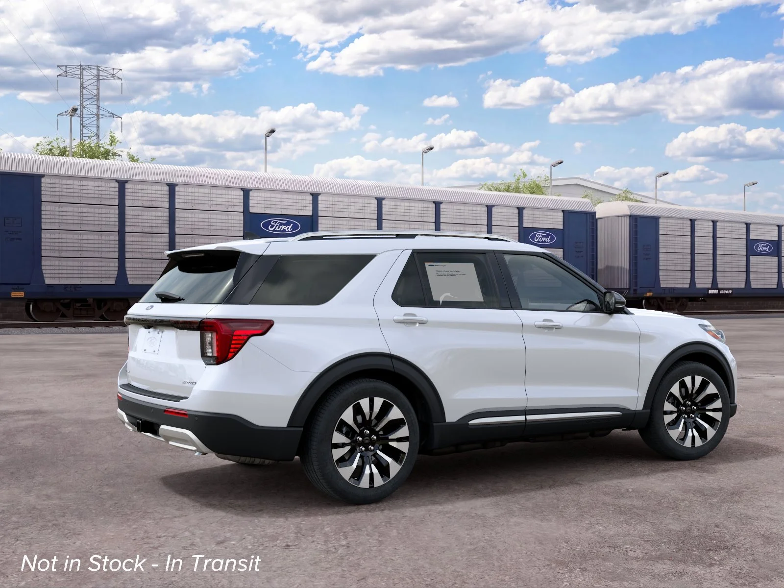 New 2027 White Ford 4DR 4WD PLTNM image 19