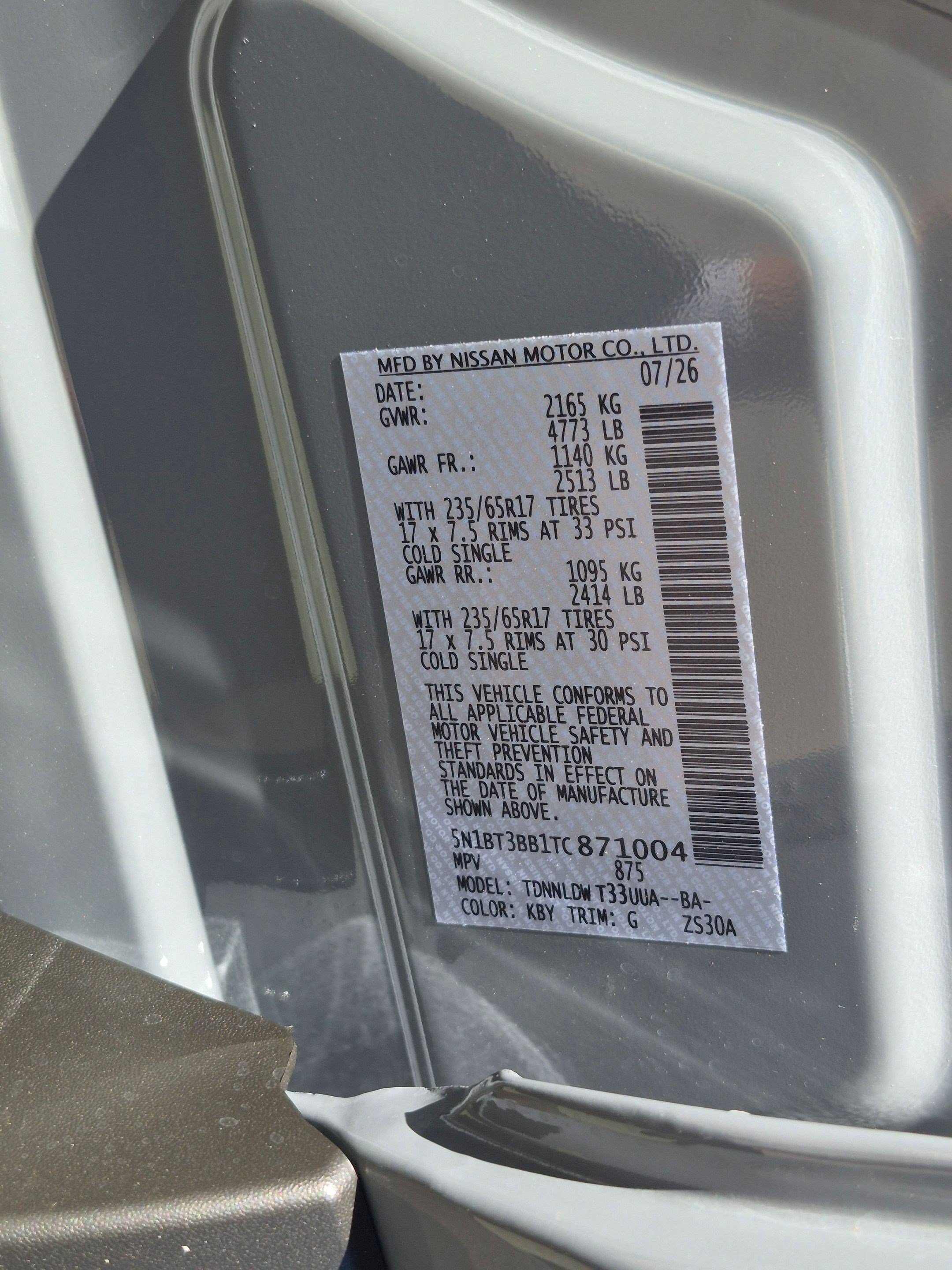 New 2026 Boulder Gray Pearl Nissan Rock Creek® image 25