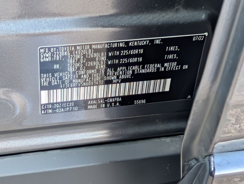 Used 2022 Gray Toyota XSE image 34