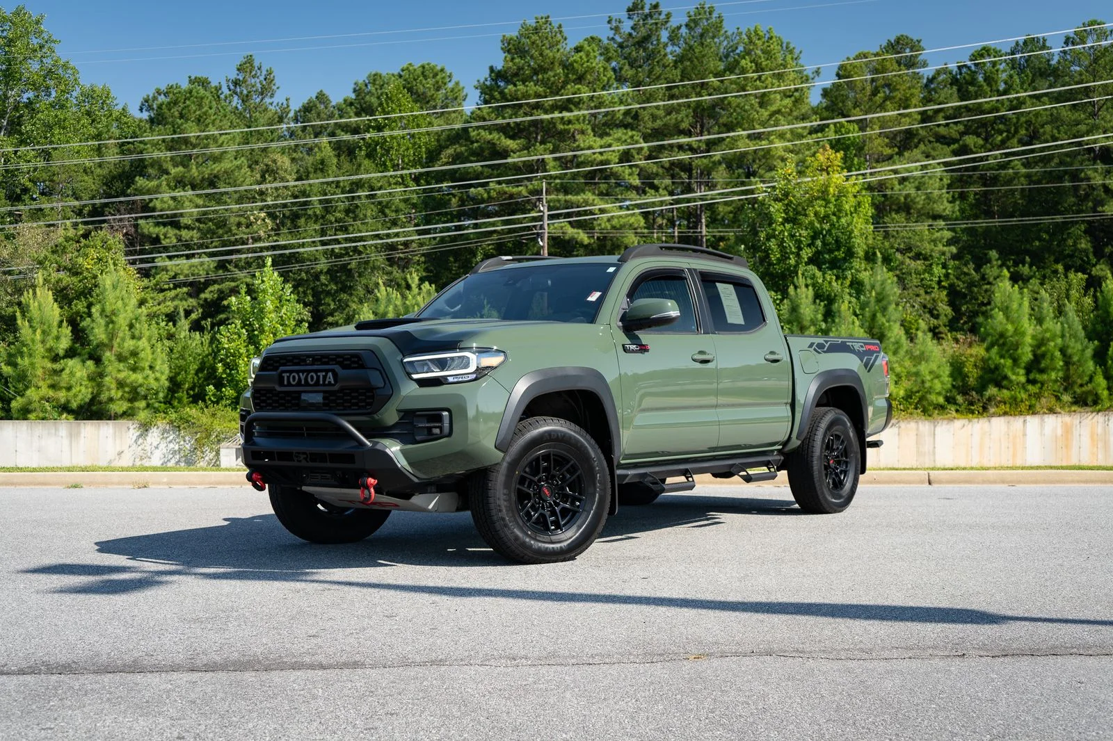 Used 2020 Green Toyota TRD Pro image 1